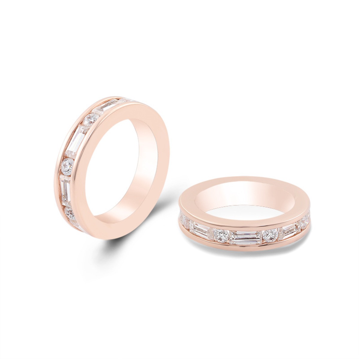 Moissanite Ring - MUSHAN Luxury Custom 14K 18K Gold