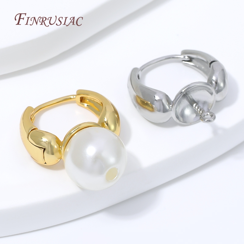 Drop Earrings - 18K Gold Plated Water Drop Huggie