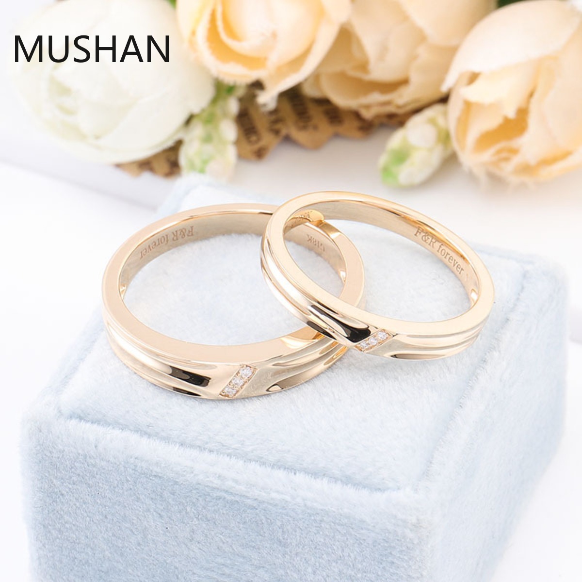 Moissanite Ring - MUSHAN Luxury Custom 14K 18K Gold