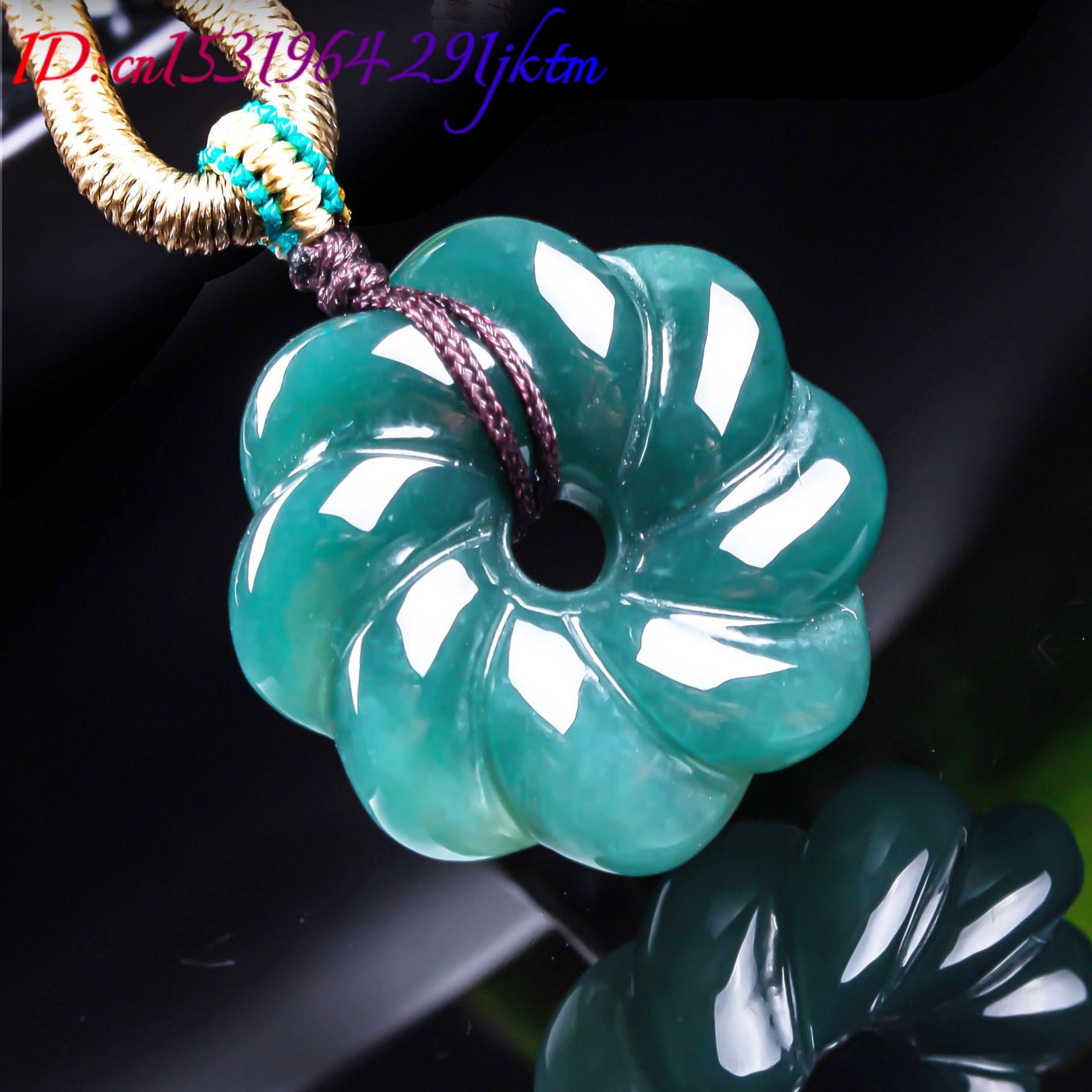 Natural Burmese Jadeite Flower - Jewelry & Watches Sp Zo O recension och pris