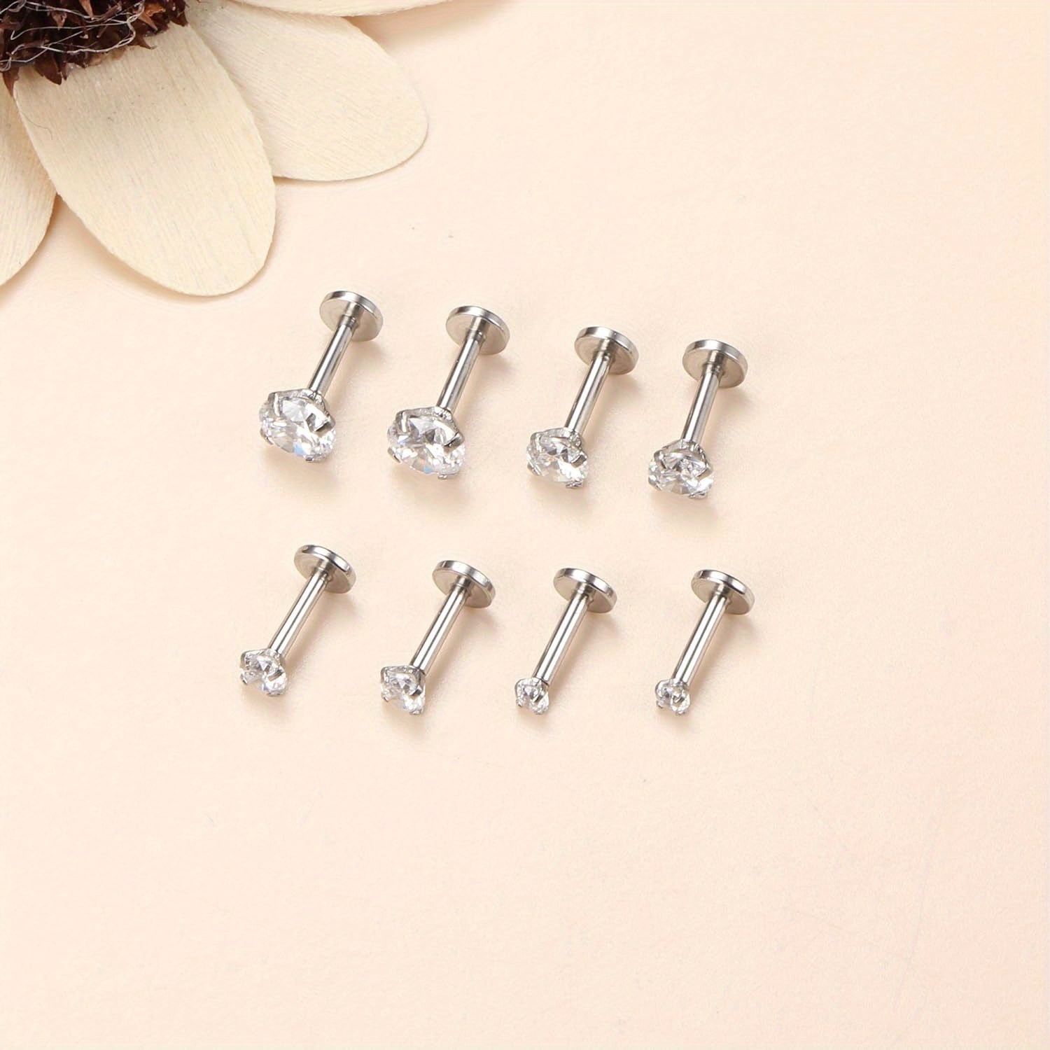 Drperfect Stainless Steel 16G  - Opal Earrings Dangle recension och pris