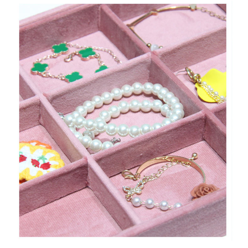 Pink Velvet Jewelry Display Tr - Jewelry Stores With Watches recension och pris