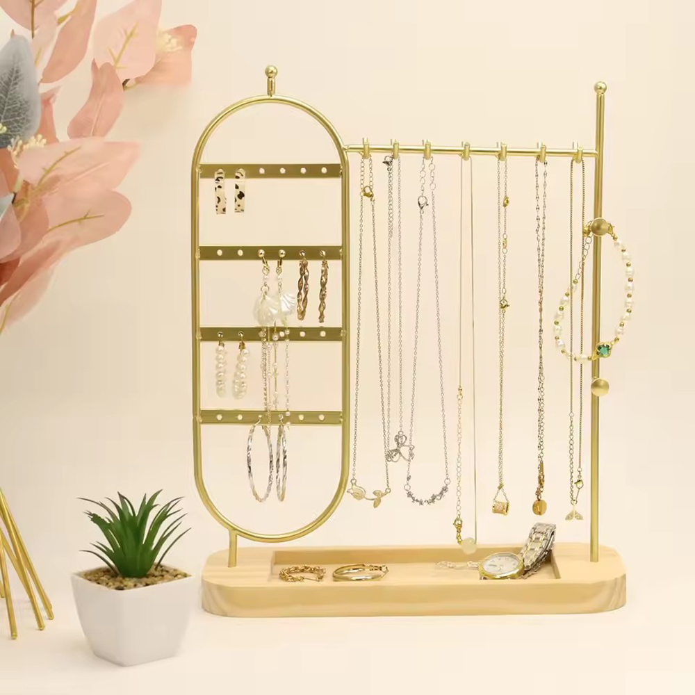 1 desktop solid wood base jewe - Jewelry Stores With Watches recension och pris