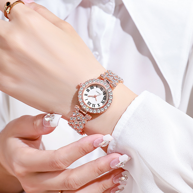 5PCS Luxury Rhinestone Women's - Jewelry Like Watches recension och pris