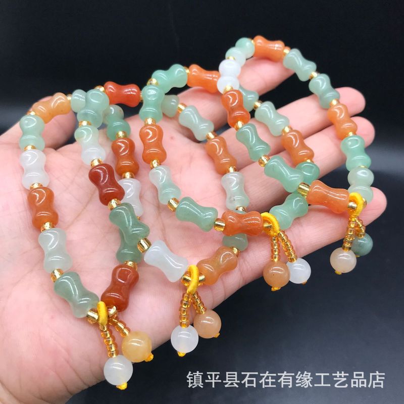 Natural Aventurine Bamboo , Go - Jewelry & Watches Sp Zo O recension och pris
