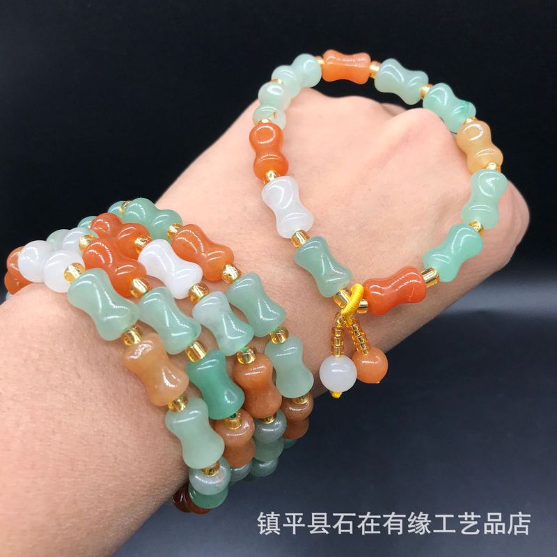 Natural Aventurine Bamboo , Go - Jewelry & Watches Sp Zo O recension och pris
