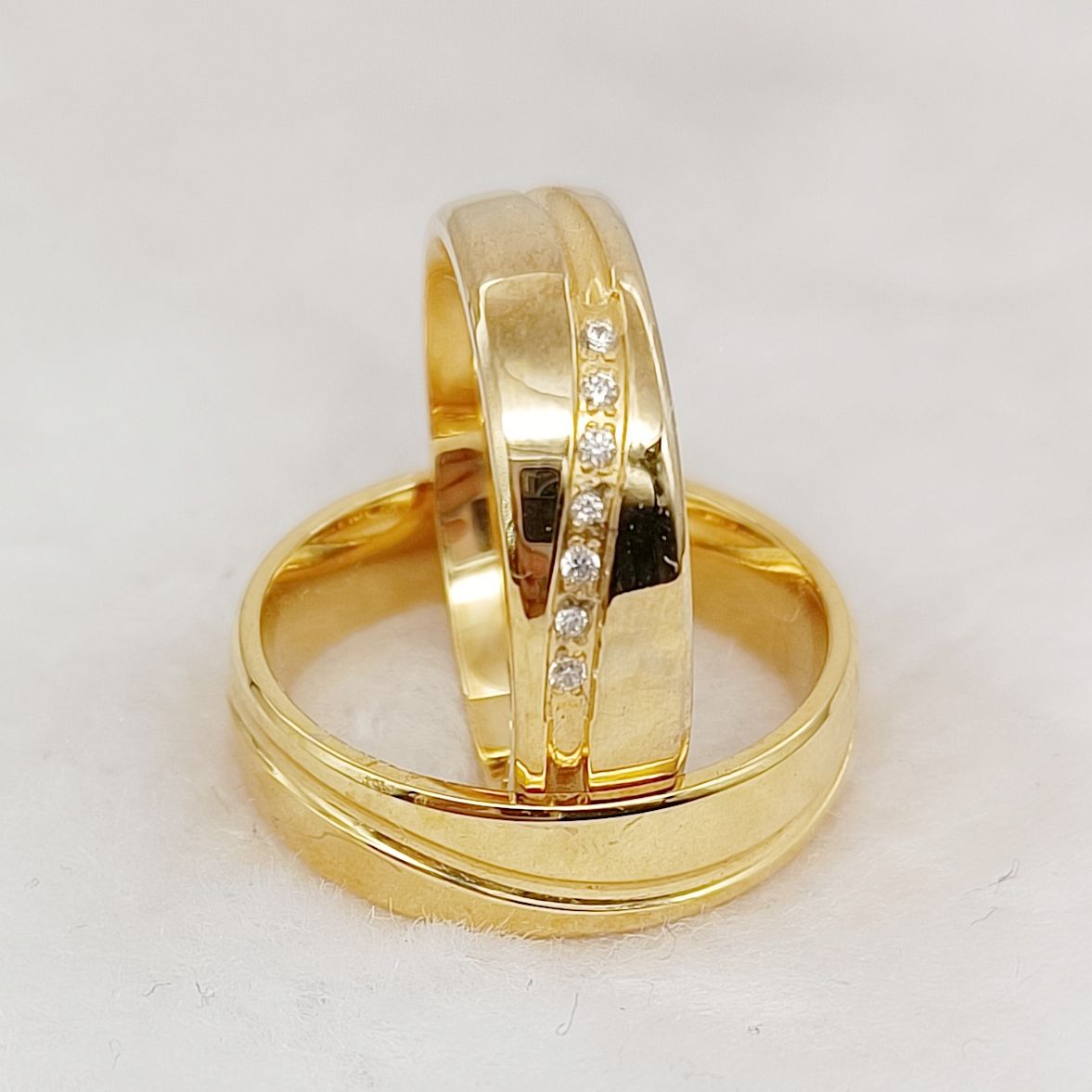 Western Shiny Lover's Couples  - Titanium Steel Ring recension och pris