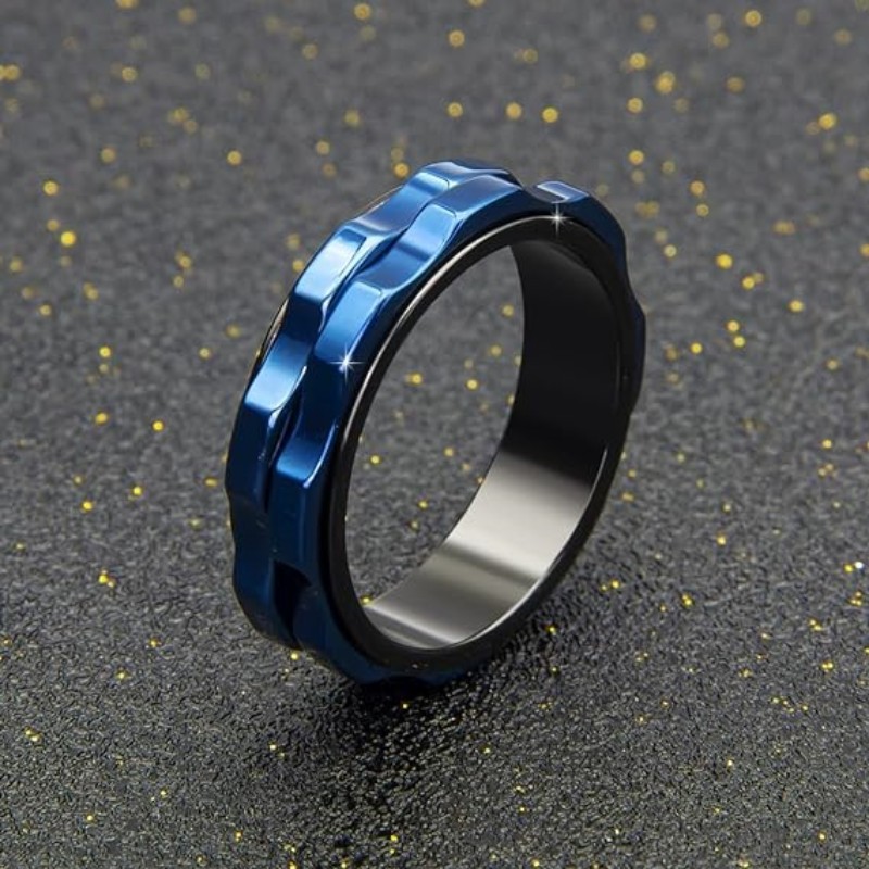 Men's 6mm High Polished Titani - Titanium Steel Ring recension och pris