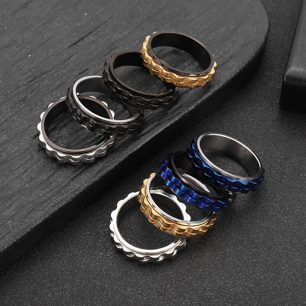 Men's 6mm High Polished Titani - Titanium Steel Ring recension och pris