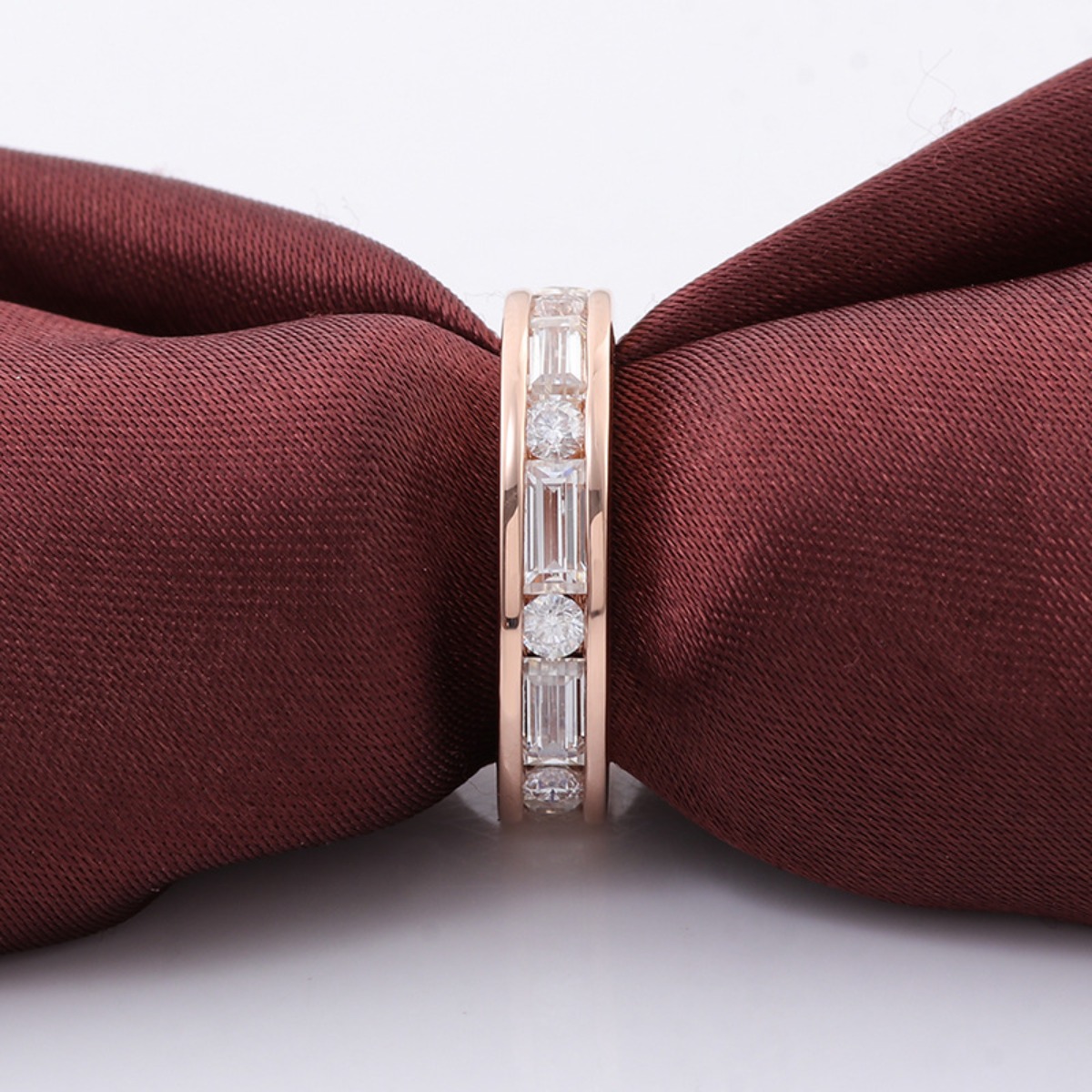 MUSHAN Luxury Custom 14K 18K G - Moissanite Ring recension och pris