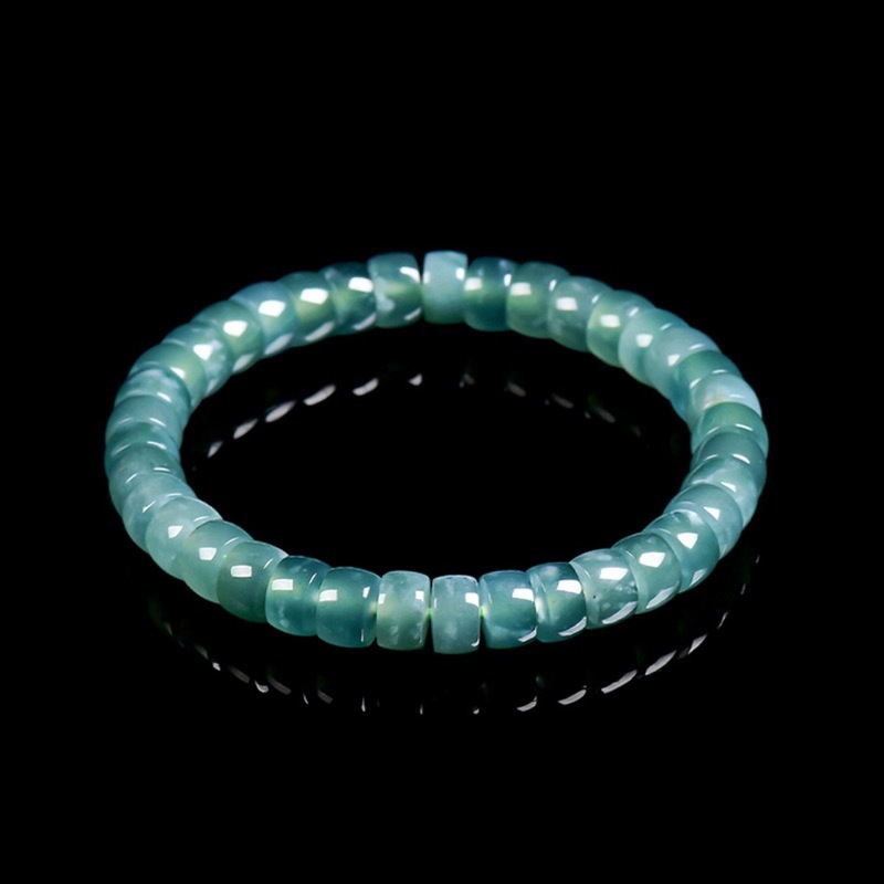 Natural Grade A Jadeite Blue W - Jewelry & Watches Sp Zo O recension och pris