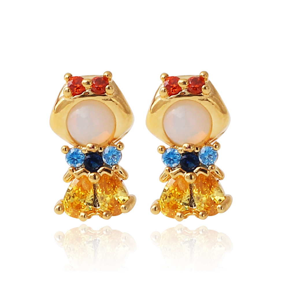 Lovely Pink Crystal Princess E - Opal Earrings Dangle recension och pris