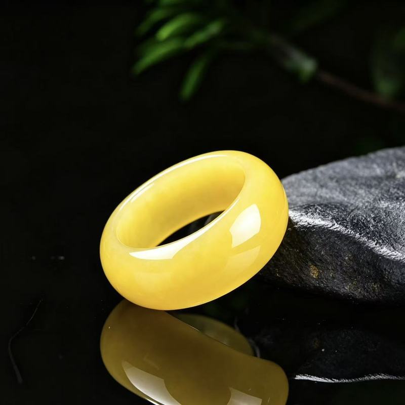 Genuine A-grade jadeite ring w - Jewelry & Watches Sp Zo O recension och pris
