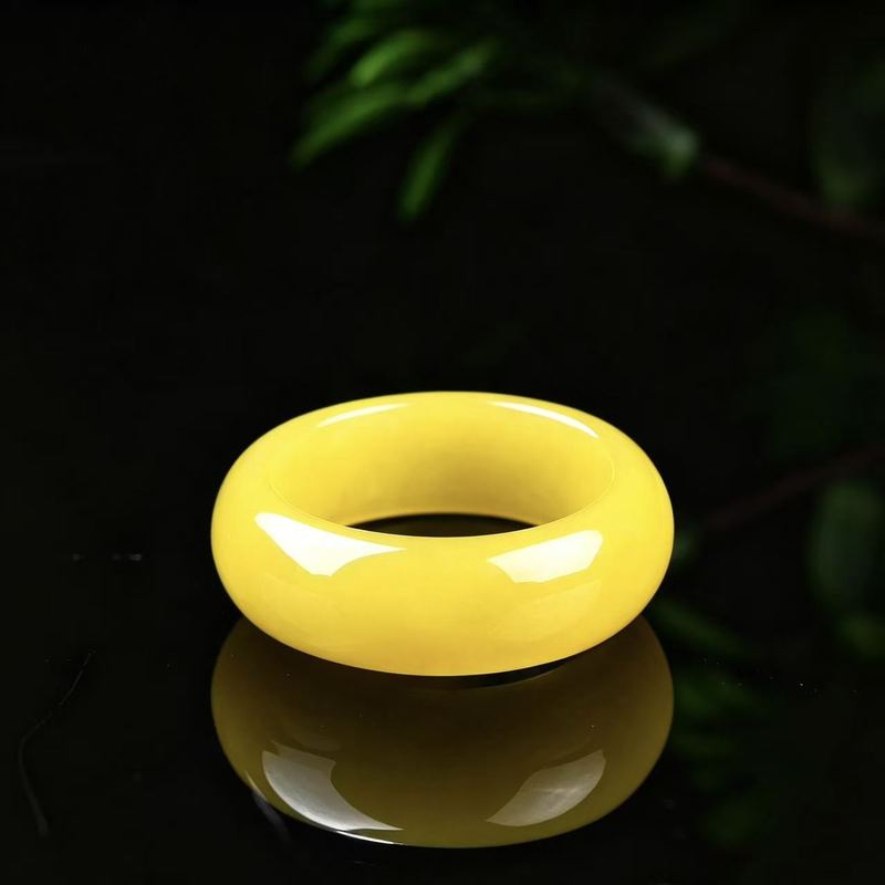 Genuine A-grade jadeite ring w - Jewelry & Watches Sp Zo O recension och pris