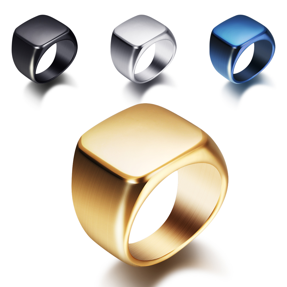 Free Engrave New Silver/Gold/B - Titanium Steel Ring recension och pris