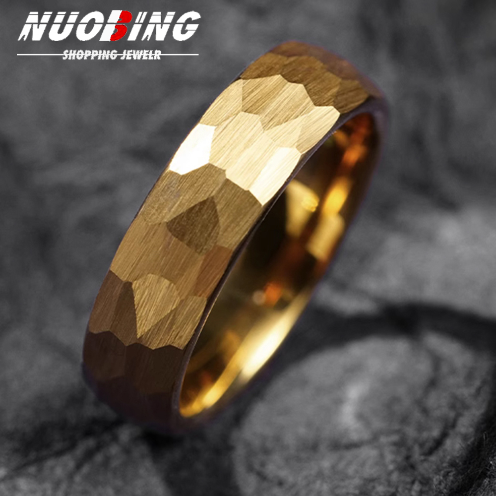 Hammered Multi-faceted Titaniu - Titanium Steel Ring recension och pris