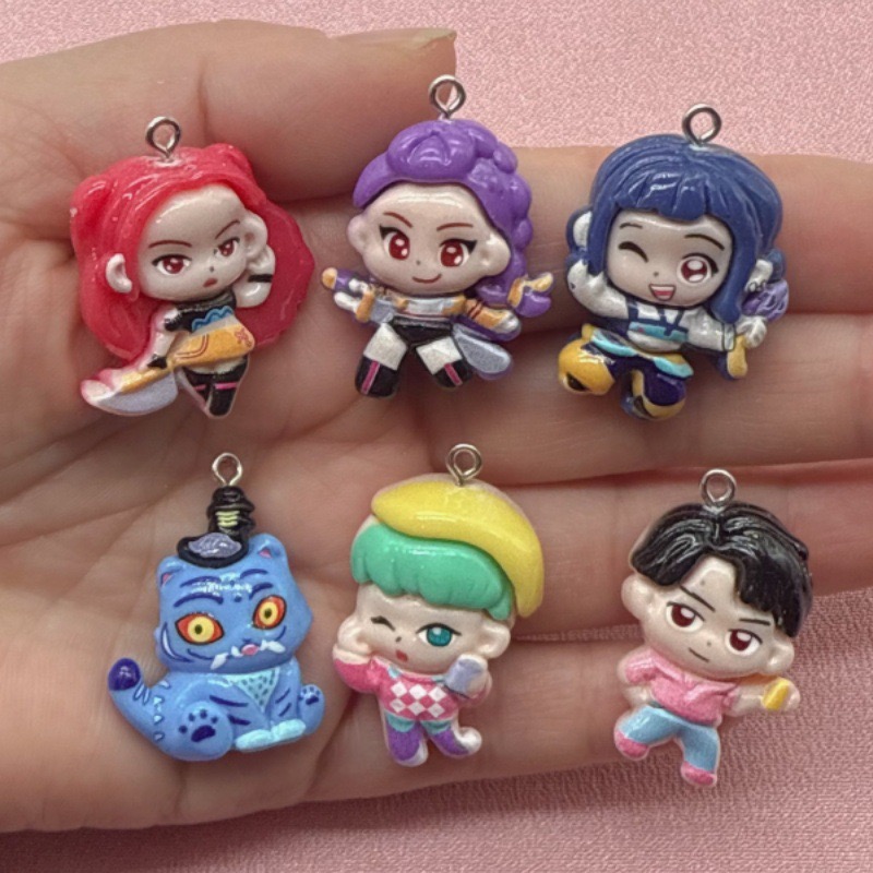 10pcs resin cartoon pendant, D - Drop Earrings recension och pris