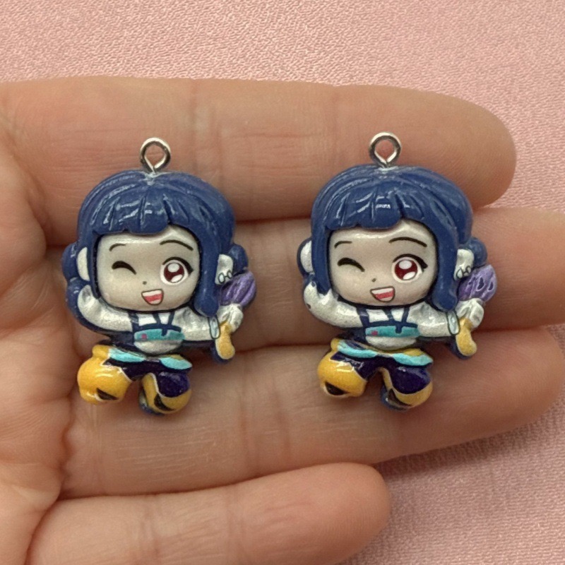 10pcs resin cartoon pendant, D - Drop Earrings recension och pris