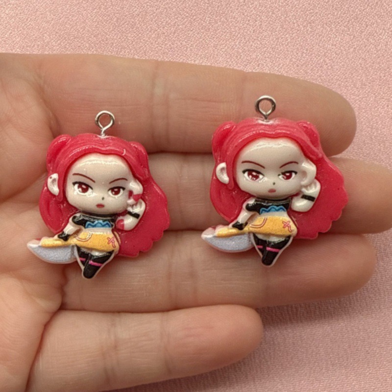 10pcs resin cartoon pendant, D - Drop Earrings recension och pris