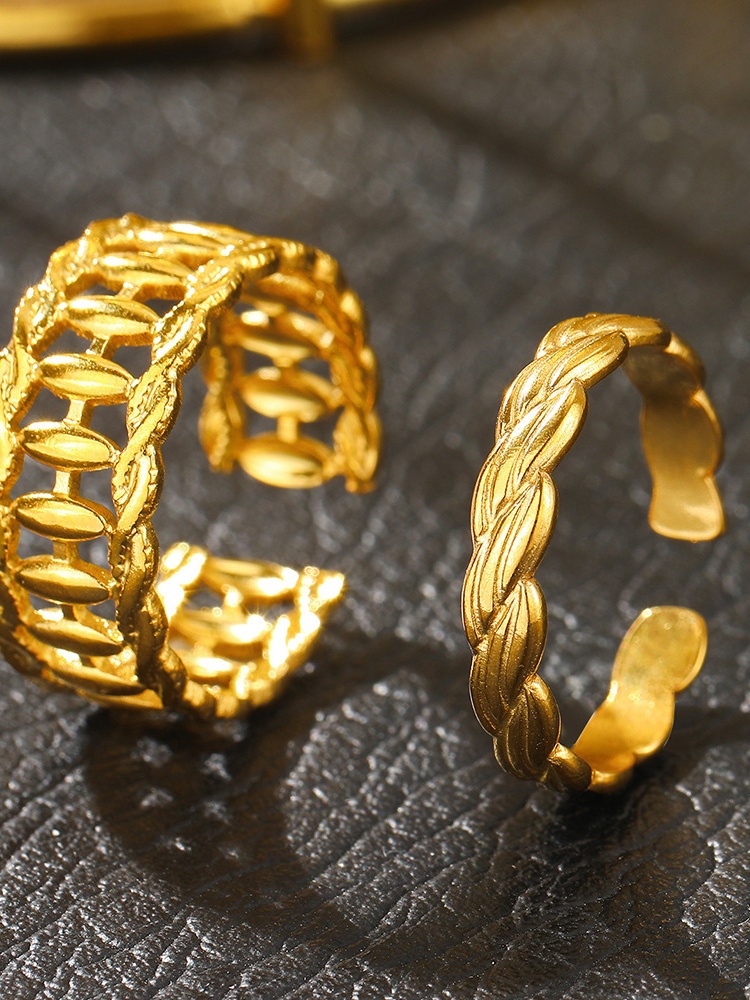 Titanium Steel Open Ring Women - Titanium Steel Ring recension och pris