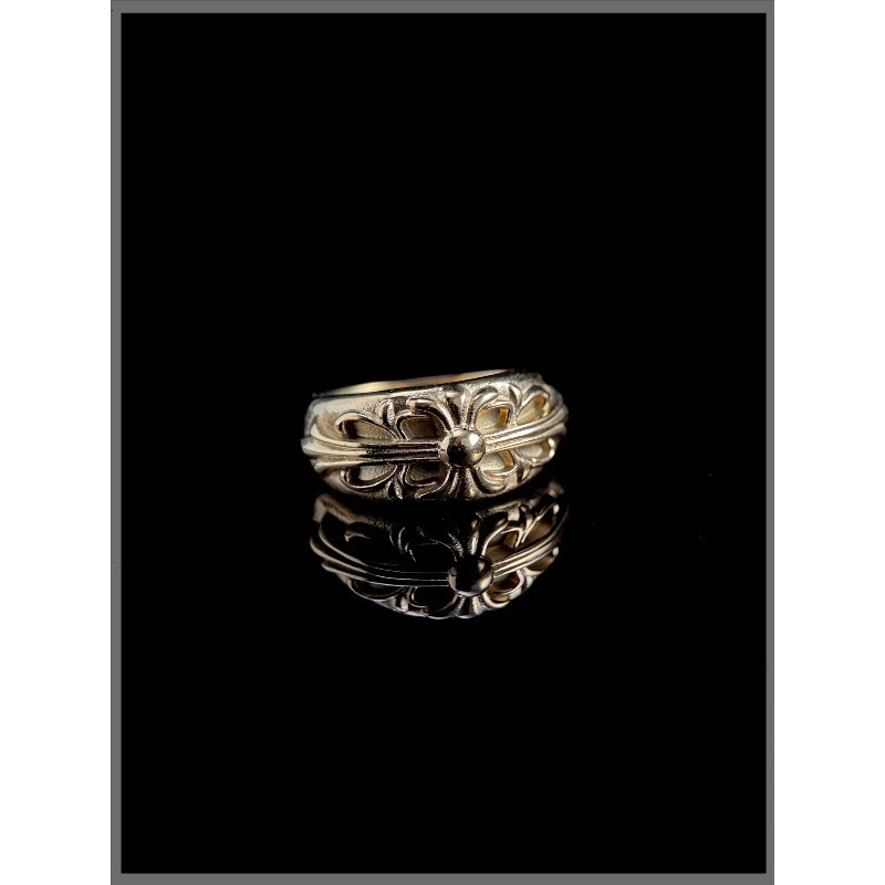 Gold Iris Ring  Gothic Jewelry - Titanium Steel Ring recension och pris