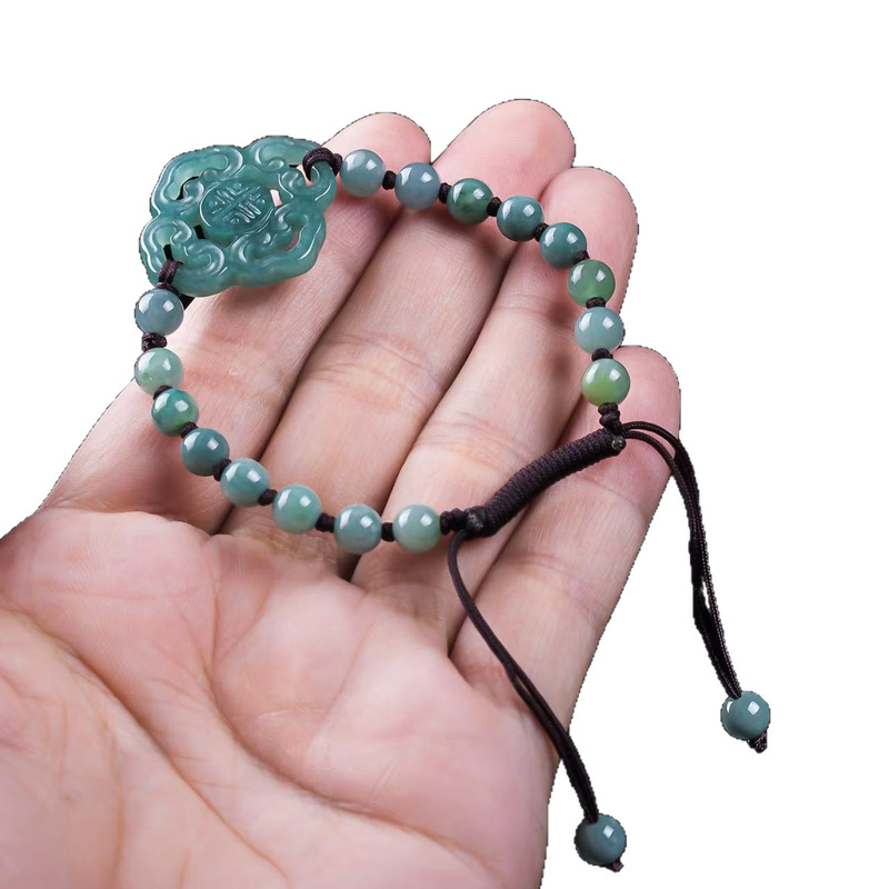Natural Jadeite A-grade Bracel - Jewelry & Watches Sp Zo O recension och pris