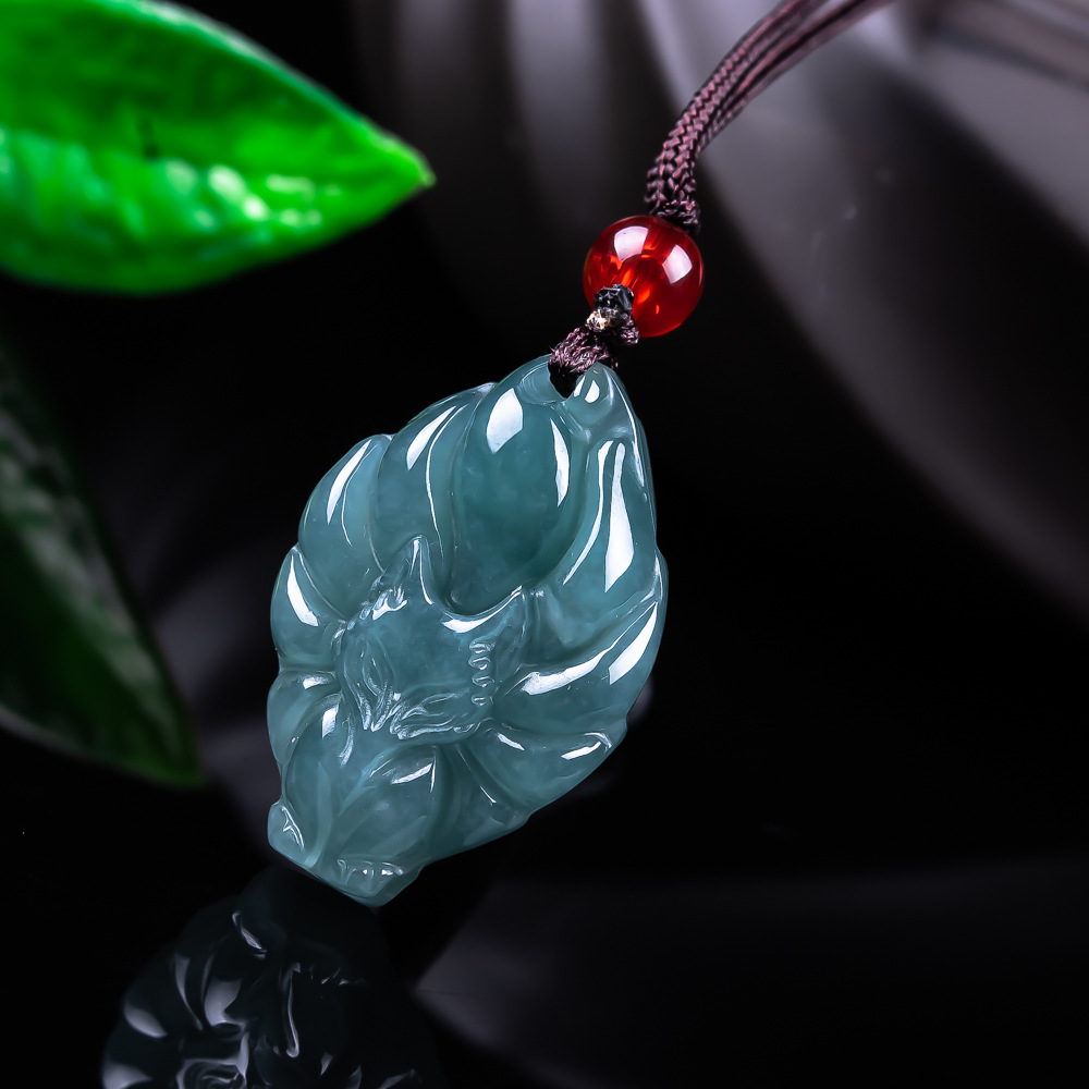 Natural Burmese Jadeite Fox Pe - Jewelry & Watches Sp Zo O recension och pris