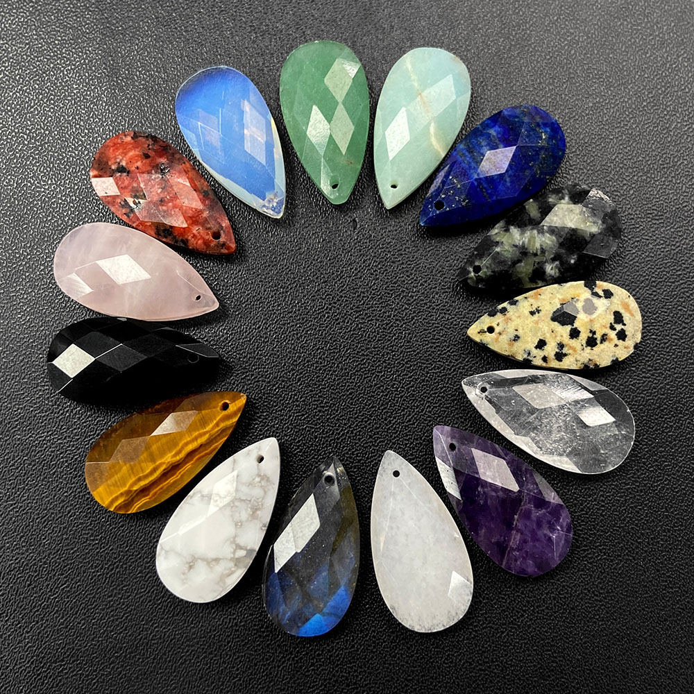 Natural Water Drop Pendant Lab - Opal Earrings Dangle recension och pris