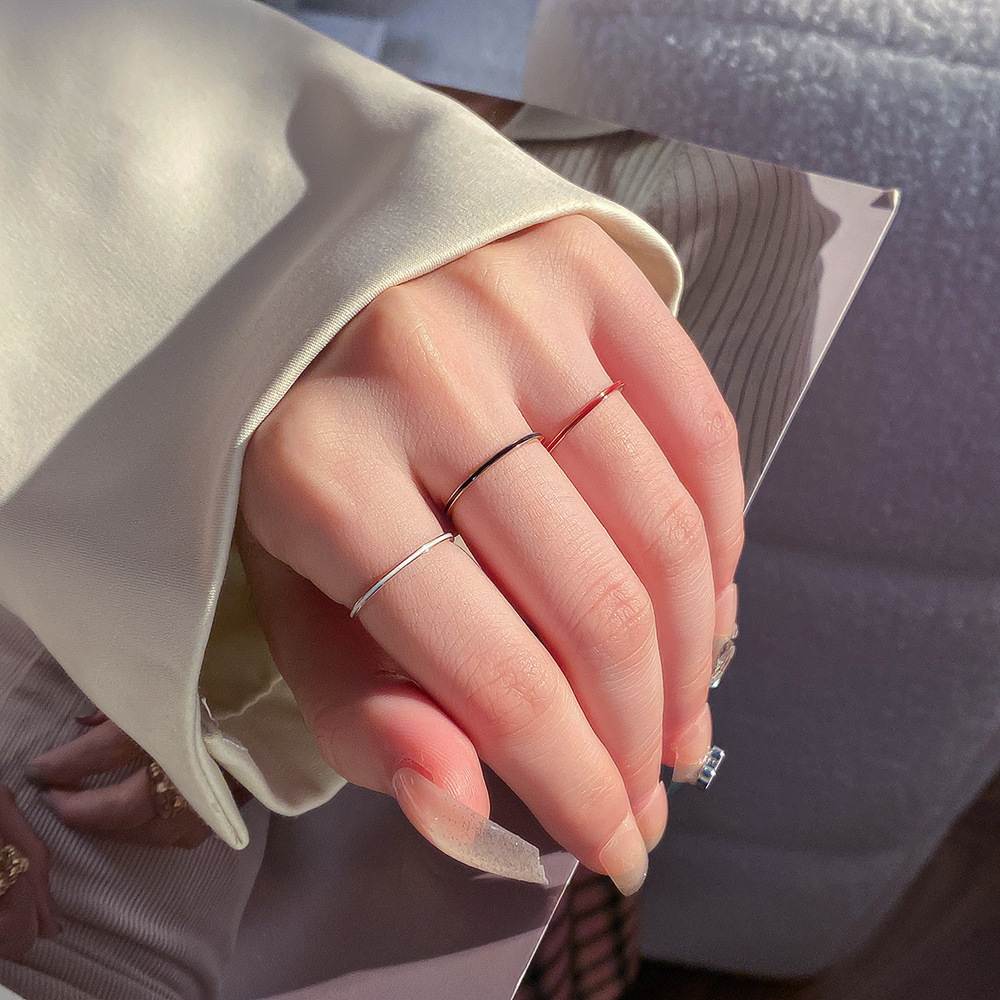 Titanium Steel Rose Gold Color - Titanium Steel Ring recension och pris