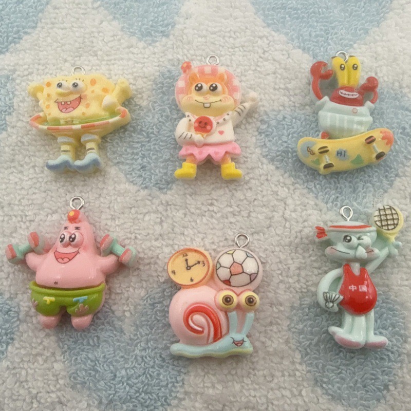 10pcs cartoon resin pendant, D - Drop Earrings recension och pris
