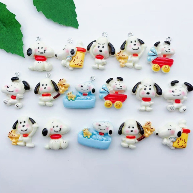 12pcs resin cartoon dog pendan - Drop Earrings recension och pris