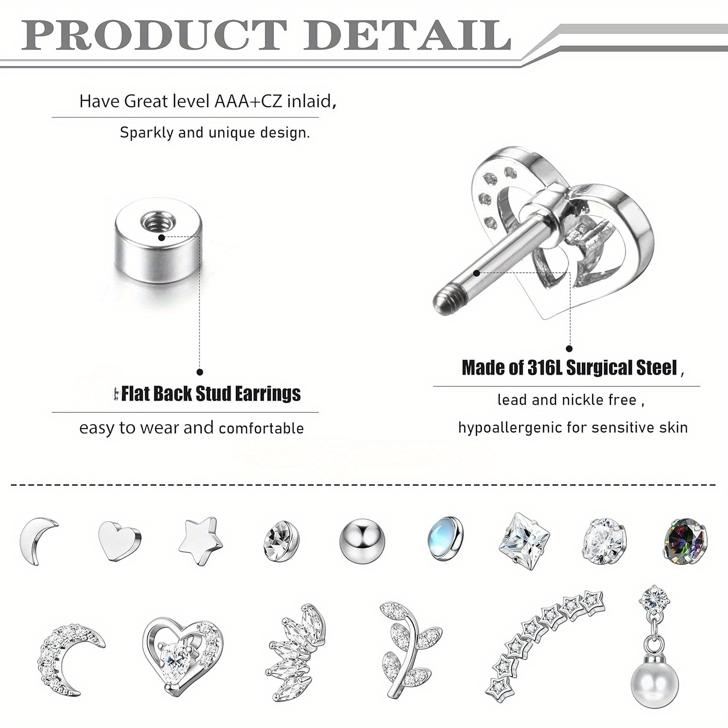 Drperfect Stainless Steel Cart - Opal Earrings Dangle recension och pris