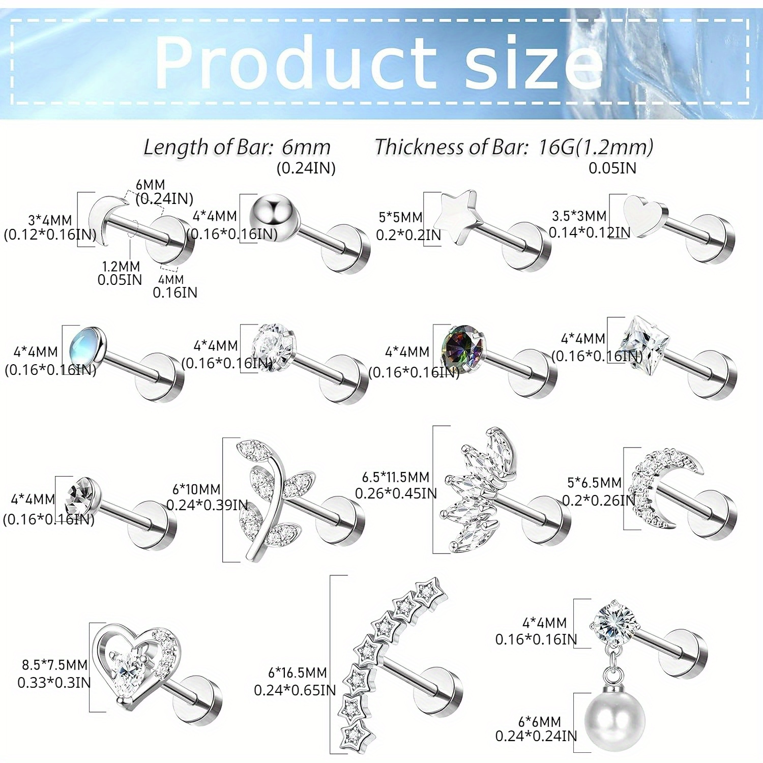 Drperfect Stainless Steel Cart - Opal Earrings Dangle recension och pris