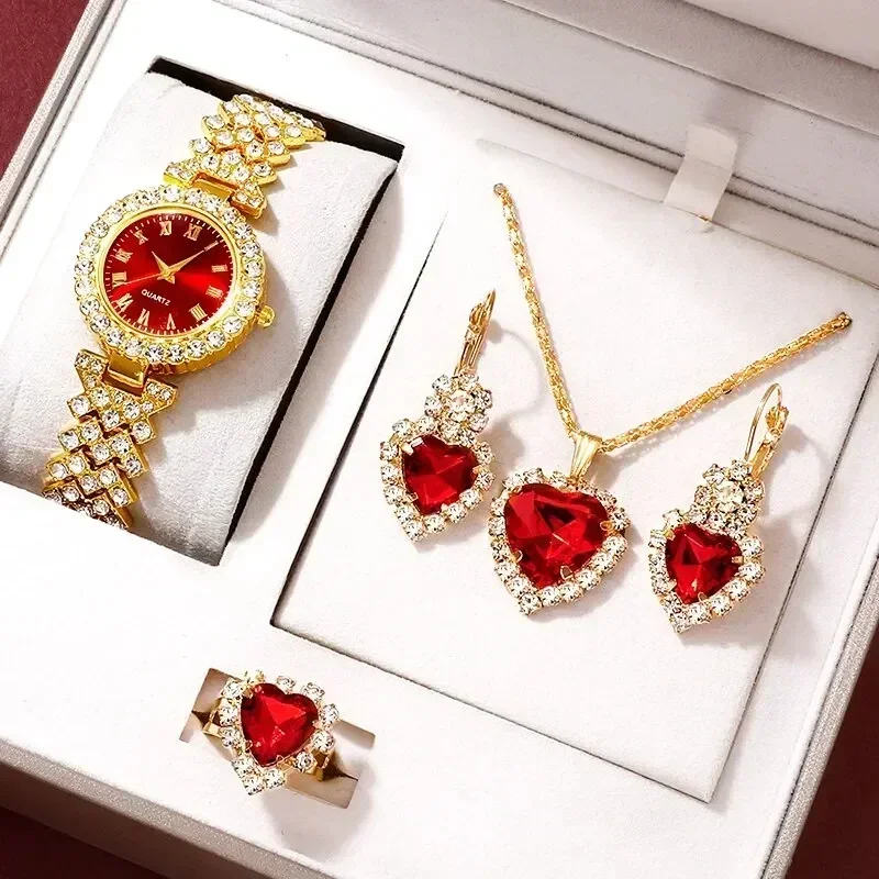 Golden Luxury Watch Women Ring - Jewelry Like Watches recension och pris