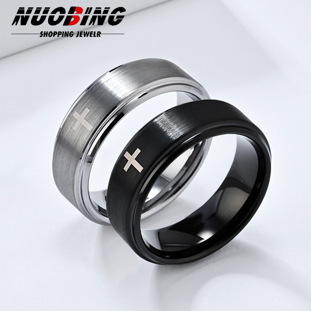 Retro Titanium Steel Christian - Titanium Steel Ring recension och pris