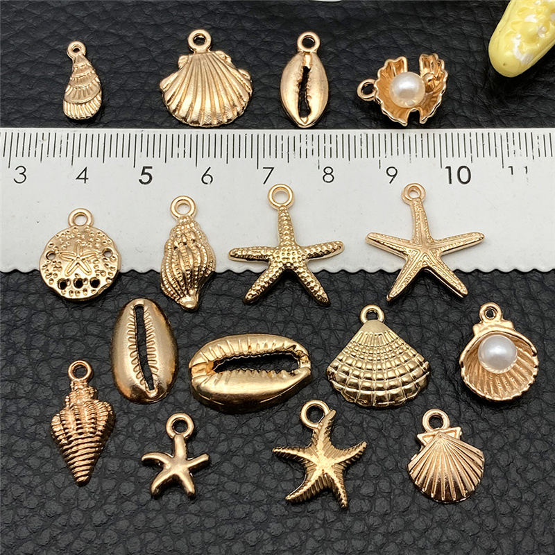 30pcs Metal Alloy Shell Starfi - Drop Earrings recension och pris