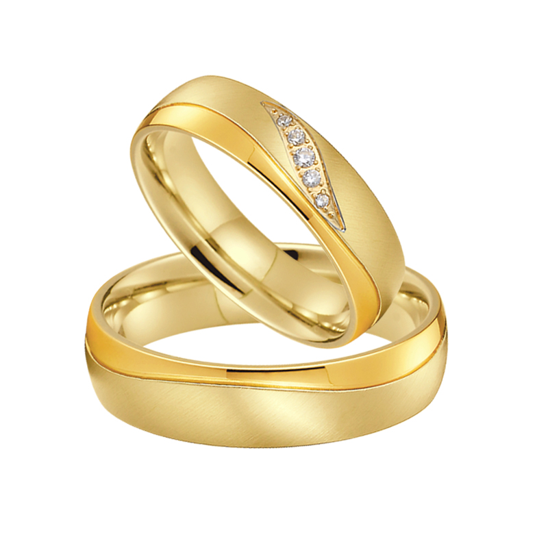 Fashion Western 24k Gold Plate - Titanium Steel Ring recension och pris