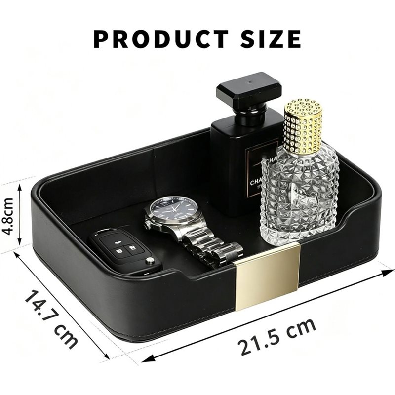 PU Leather Key Box, Key Tray,  - Jewelry Stores With Watches recension och pris