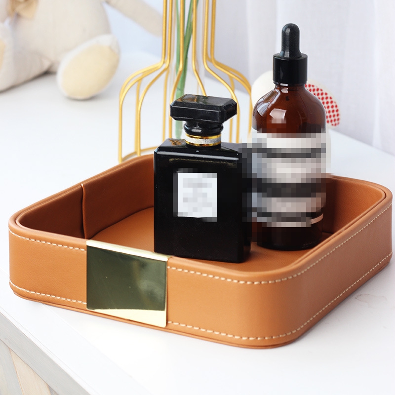 Leather Desk Tray Desktop Stor - Jewelry Stores With Watches recension och pris