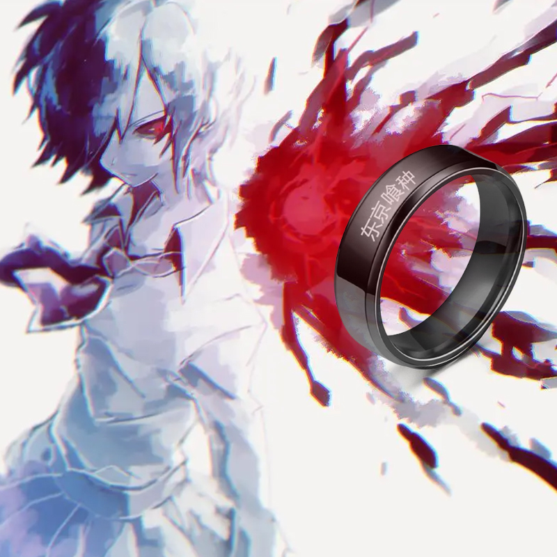 Anime Tokyo Ghoul Kinmu Kenyan - Titanium Steel Ring recension och pris