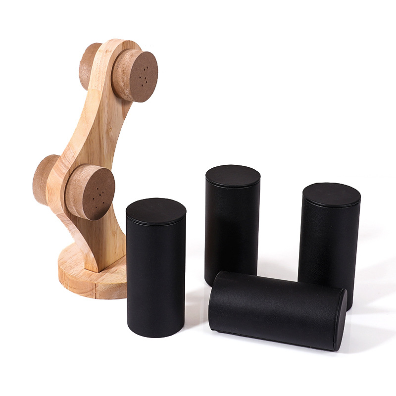 2-Tier Curved Wood Bracelet Ho - Jewelry Stores With Watches recension och pris