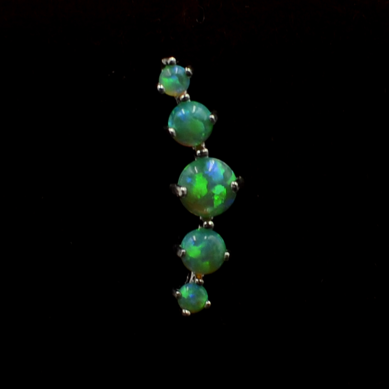 CHUANCI 1 PC Stainless Steel & - Opal Earrings Dangle recension och pris