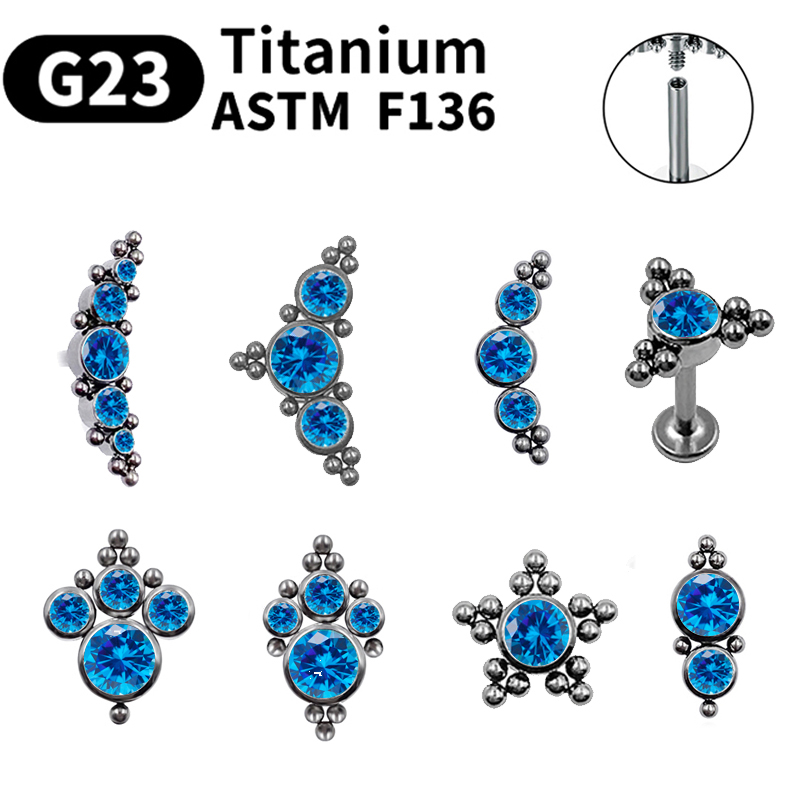 G23 Titanium Piercing Stud Ear - Opal Earrings Dangle recension och pris