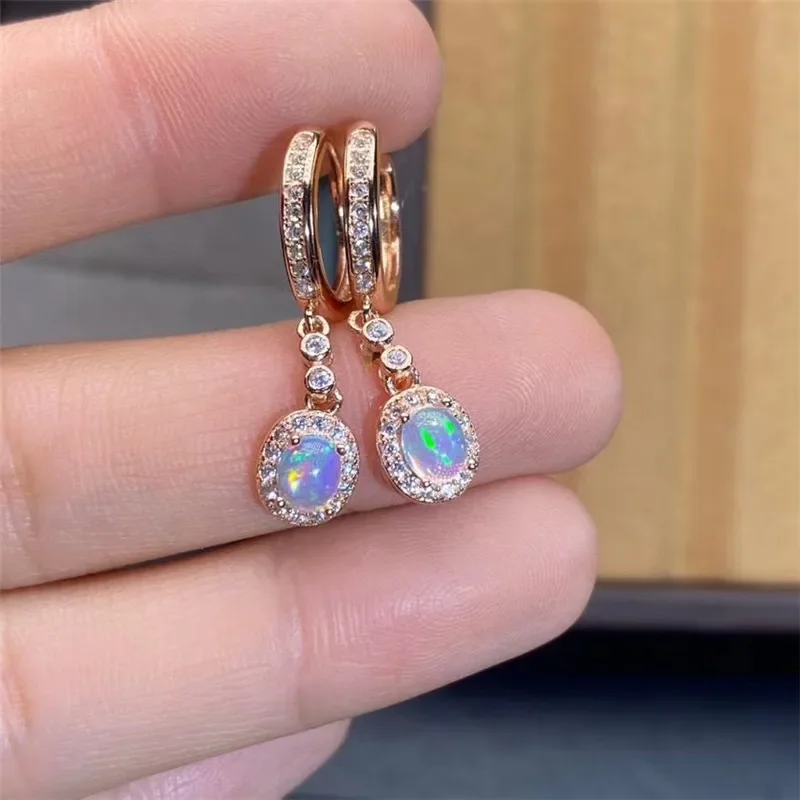 New Natural Opal Earrings 925  - Opal Earrings Dangle recension och pris