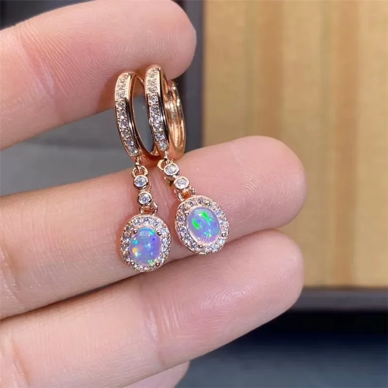 New Natural Opal Earrings 925  - Opal Earrings Dangle recension och pris