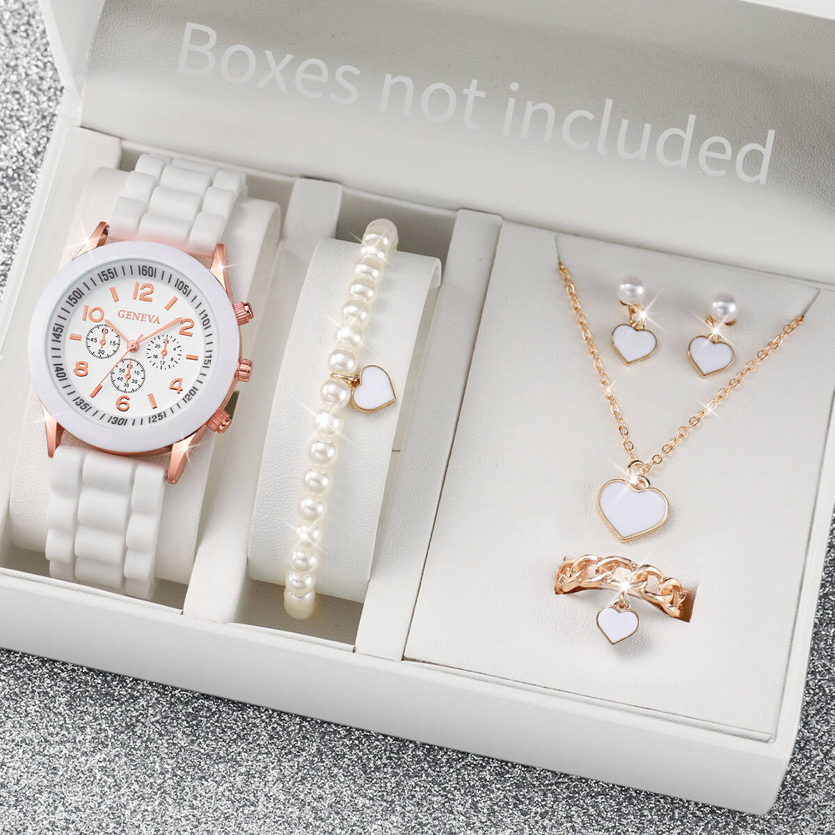 5/6PCS Fashion Women Watches J - Jewelry Box Watches Bracelets recension och pris
