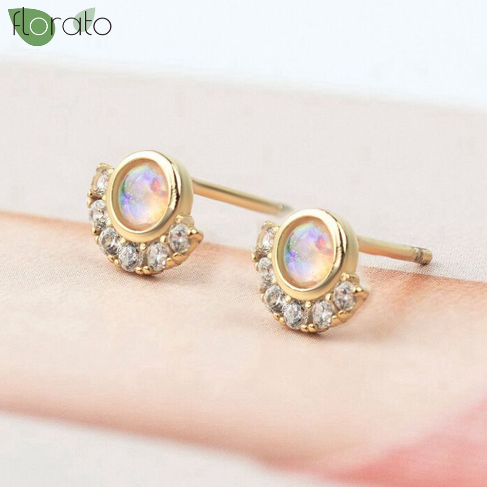 925 Sterling Silver Needle Exq - Opal Earrings Dangle recension och pris