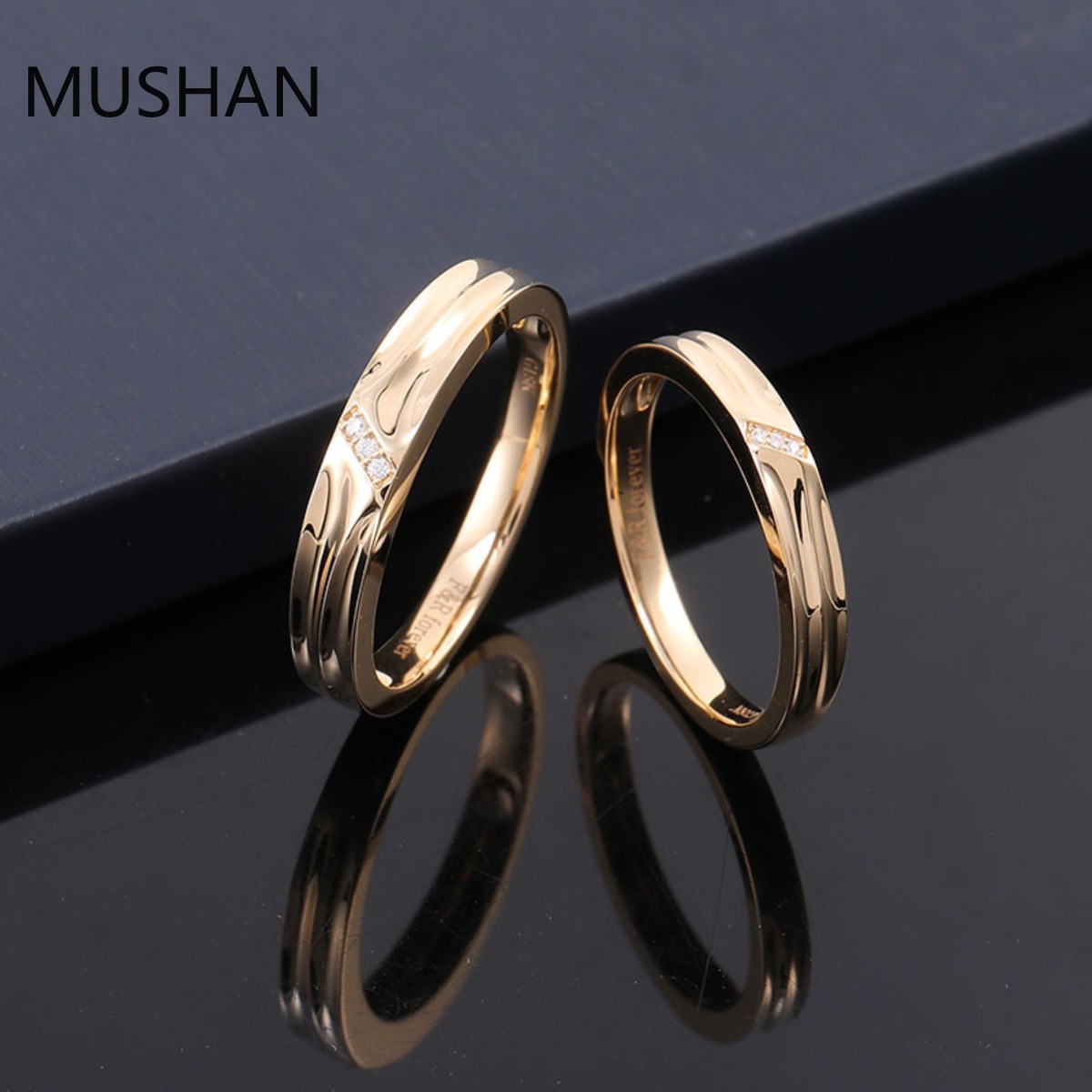 MUSHAN Luxury Custom 14K 18K G - Moissanite Ring recension och pris