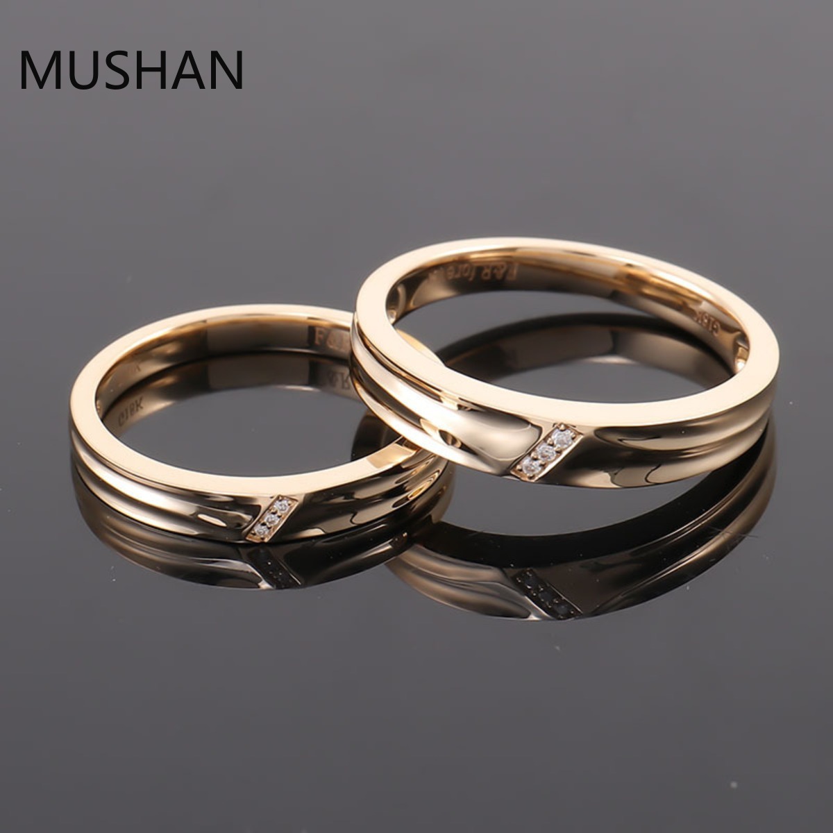 MUSHAN Luxury Custom 14K 18K G - Moissanite Ring recension och pris