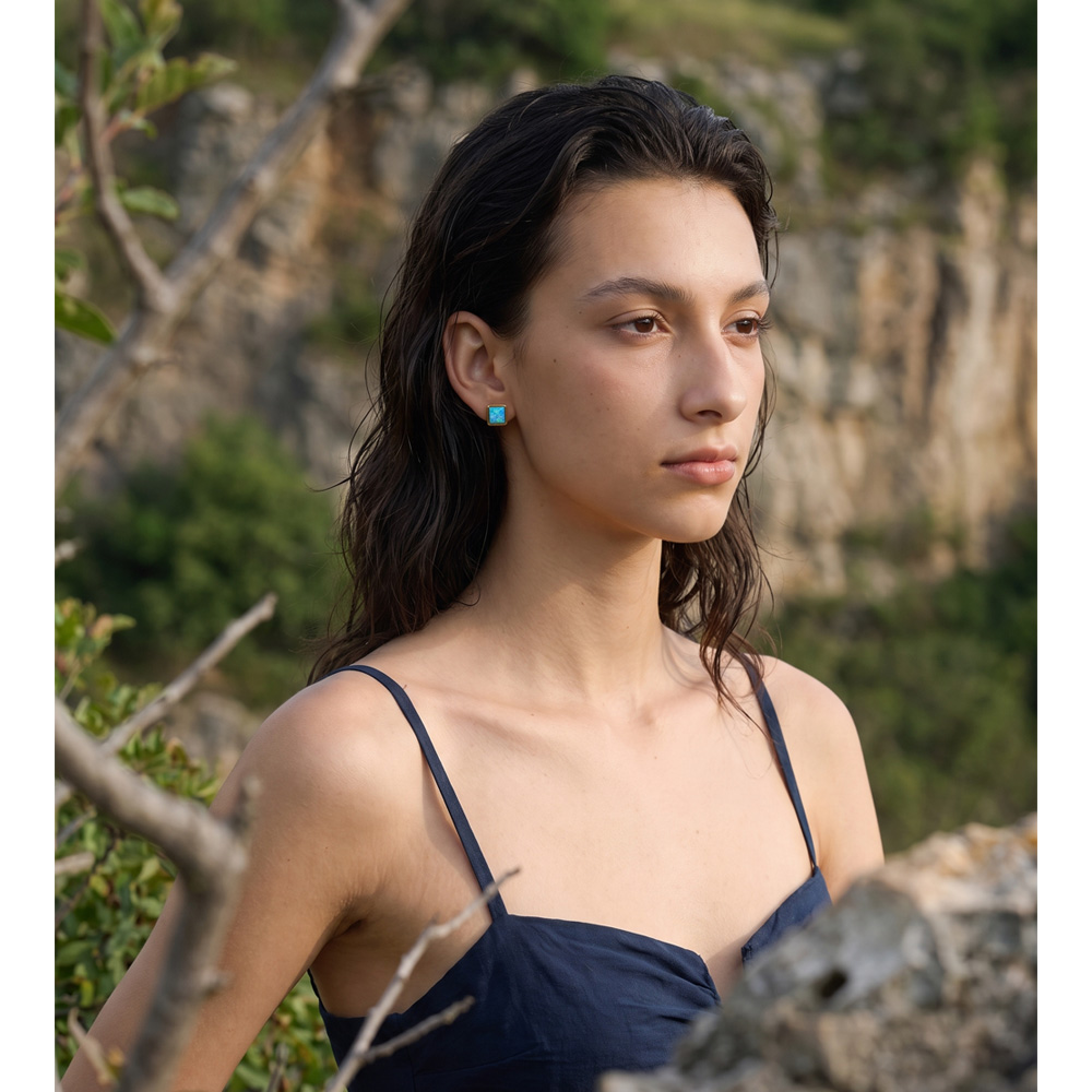 Yhpup 2026 Stainless Steel Squ - Opal Earrings Dangle recension och pris